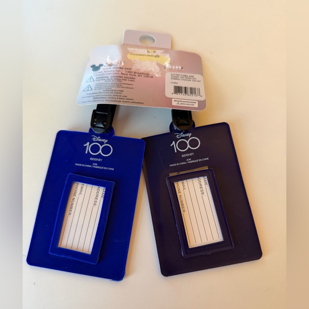 Disney Blue Luggage Tags - Picture 2 of 2